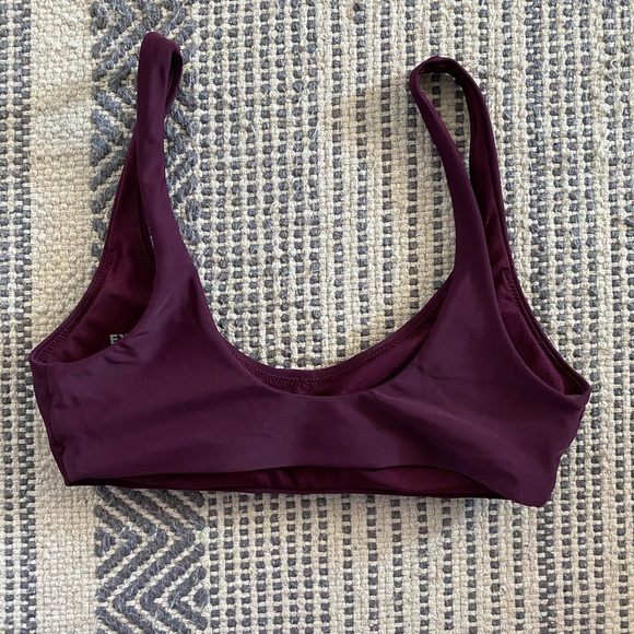 Express Eggplant Purple Bikini Top - Picture 2 of 3